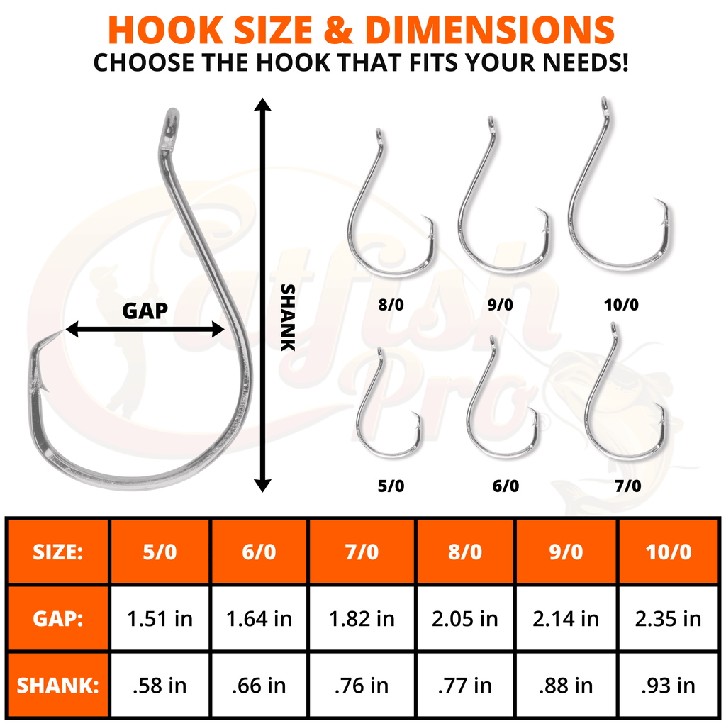 Double Offset Circle Hooks 8/0 - Value Pack